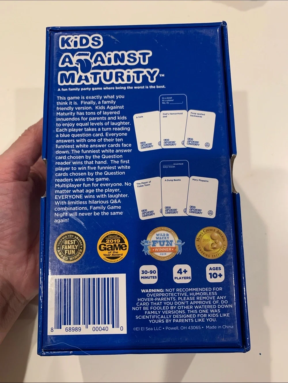Kids Against Maturity Party Game